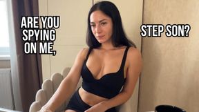 POV Step-Son Spying on me while Jerking Off
