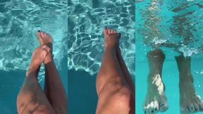 fetichiste des piedsvideo fetichiste des pieds au bord de la piscine tu ...
