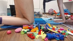 Sexy amateur brunette does yoga naked Hot Latina hairy pussy, big tits, big ass