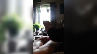 Flabby mature woman spanked
