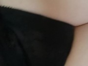 A Hotwifes Sissy Cuckold In Black Nightie And Panties