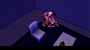 The Sweet Routine Ends with the Dick in Her Puffy Cheek