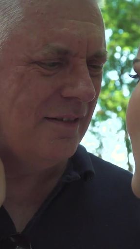 Emotional moment from &quot;Russian Teen Romantic Sex with old man horny and fuckable&quot;