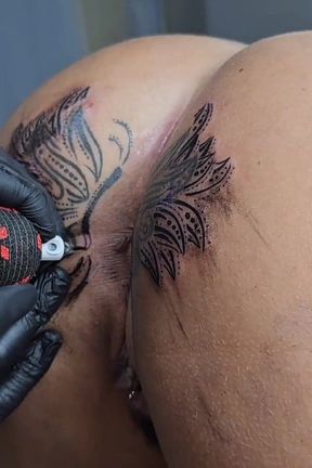 Changing the Tattoo Around My Asshole It&#039;s Now Bigger Than Before