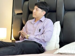 MY LOVER DISCOVERS ME WITH SOME OTHER MAN IN THE OFFICE AND I END UP SWALLOWING HIS MILK SO THAT THIS STUD