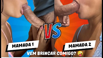 Vamos jogar? Comparando minhas mamadas qual foi a melhor?