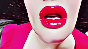 INHALE - WEAK FOR MY GLOSSY, PLUMPED UP AND SEXY LIPS