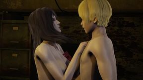 shingeki no kyojin futa sex yelenia x titan