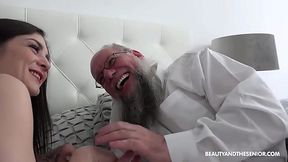 Hard Deepthroat Blowjob and Cumshot from Lucky Bastard