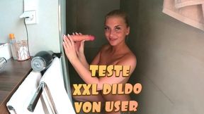 WITH DILDO IN THE SHOWER PENETRATED AND PISSED DURING ORGASM