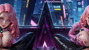 cyberpunk temptress (side-by-side vr) ~ ai-generated