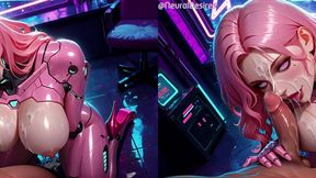 cyberpunk temptress (side-by-side vr) ~ ai-generated