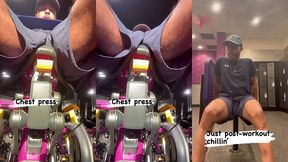 boner in the gym