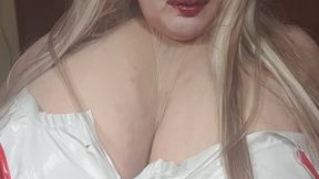 CupKCindy role play Cindy as a sexy nurse she is teasing you telling you what you want to do with you standing there from a few with her cupk tits showing big tits and hairy pussy cosplay
