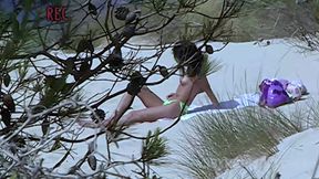 Beach Slut Beata Alone in the Dunes