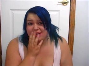 Lost bet: Gagged with her girlfriend's stinky panties!