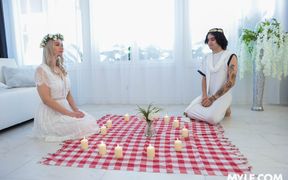 Balls Deep Dripping Creampie for Stepmommy During Breeding Session