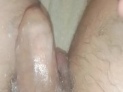 Micro pene recién bañado