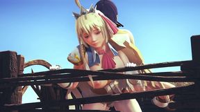 pecorine gets a creampie orgasm - princess connect re-dive