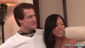 Cuckolding Asian Wife Gaia Makes Her Hubby Watch