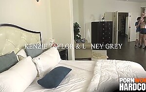 Inexperienced Laney Grey Learned How to Suck a Cock when Her Stepmom Kenzie Taylor Shared Her Knowle