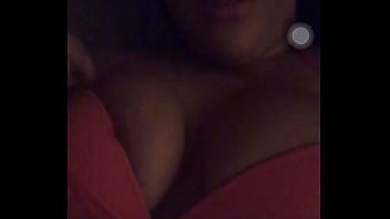 Steph in Periscope strips her tits