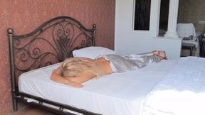 Selena's half naked posing and blowjob