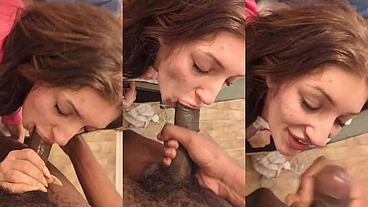 Ivy winterz Gets huge Load To The Face