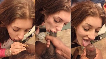 Ivy winterz Gets huge Load To The Face