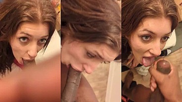 Ivy winterz Gets huge Load To The Face