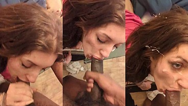Ivy winterz Gets huge Load To The Face