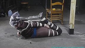 Riley In Tight Hogtie