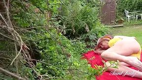 Masturbates While Laying Out In The