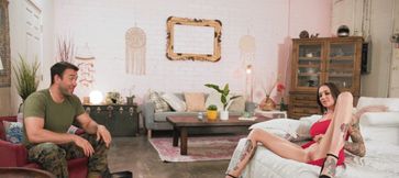 I let my stepcousins soldier husband fuck my pussy