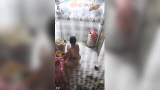 Tamil hot mom big boob big ass show son enjoy