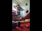 Playing On A BASS Diddley Bow