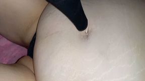Fucking a giant belly button with a boot MP4