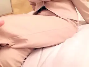 Naughty Japanese Slut Gets Pussy Drilled Through Her Pant Hole