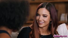 Sexy hot lesbain threesome with horny ladies