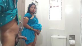 Indian Wife Fucked Half Way Then Masturbating in Shower