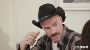 Step Daddy Fucks Stepdaughter After Ma Ran Away!