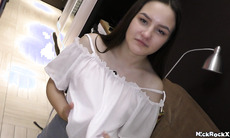 My best friend's daughter from university gets her tight asshole drilled hard