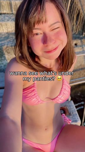 under my panties? only if you earn it daddy