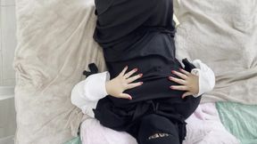 Arab Stepmom Begged for Cock Really Hard and Got It in Her Tight Pussy and Hot Creampie