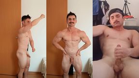 exibicionismo de musculos e gozada farta