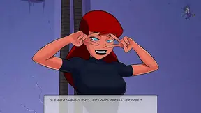 Blonde & Redhead Heroines Dance for Justice League Members in Steamy Anime Scene