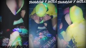 sharon hot wife le arrancan la ropa. y le dan una rica mamada de culo y se la terminan cogiendo empinada