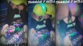 sharon hot wife le arrancan la ropa. y le dan una rica mamada de culo y se la terminan cogiendo empinada