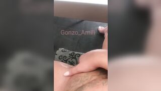 Goddess mom Solo Play with Gigantic Clitoris and Squirt so much