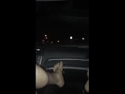 Driven around Naked & in Chastity